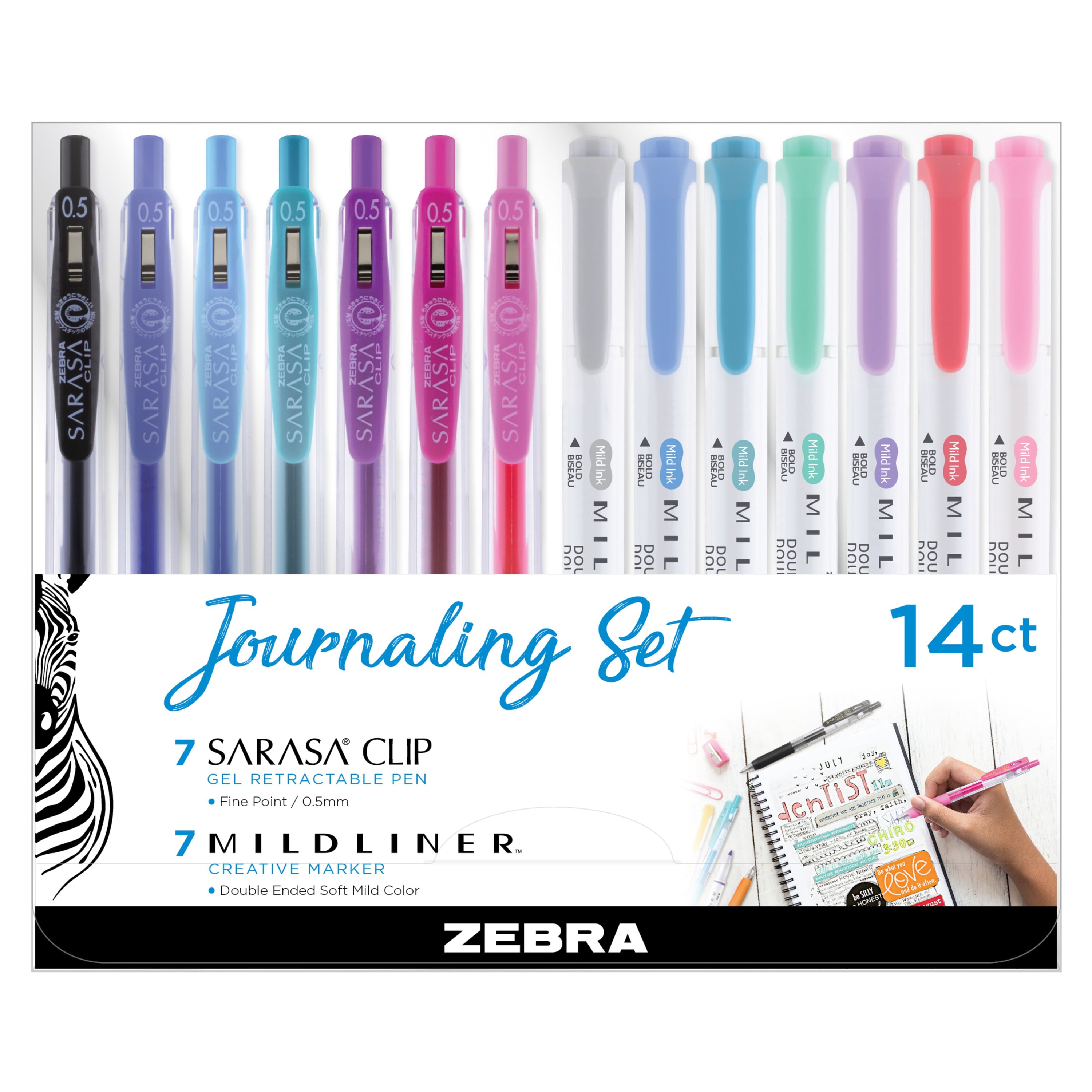Zebra Bullet Journal Variety Pack, 7 Double Ended Markers, 7 Gel Pens, 14 Pieces - Zebra Pen - Nimbus Distributors - wholesale and distributors in United States Zebra Bullet Journal Variety Pack, 7 Double Ended Markers, 7 Gel Pens, 14 Pieces - Zebra Pen - Nimbus Distributors - wholesale and distributors in United States